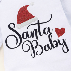 Conjuntos de Ropa Navideña para Niños, Traje de Santa Claus Unisex para Bebés, Mono Lindo para Bebés, Venta al por Mayor - Product Image 3