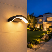 Nouvelle arrivée, lampe murale extérieure étanche SMD 18W, éclairage extérieur pour hôtel, hall commercial, lampes murales LED
