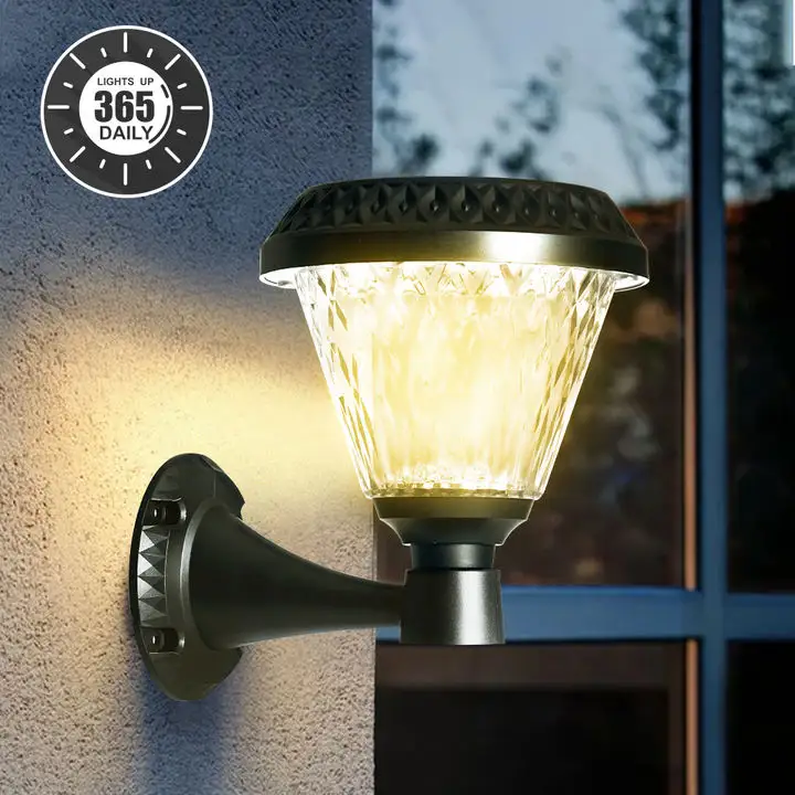 LAP 2023 all'ingrosso IP65 ABS applique da esterno Led luci solari da giardino