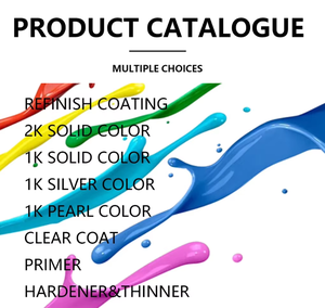 Peinture de retouche automobile en aérosol, base acrylique, 1 litre, plusieurs couleurs, revêtement liquide pour voiture, peinture de retouche - Product Image 2