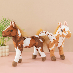 Il simpatico cavallo di peluche a forma di fiore è adatto per l'esposizione domestica e la collezione per bambini e bambine. - Product Image 5