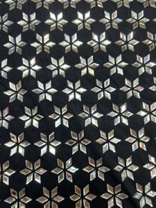 Нейлоновая ткань с добавлением спандекса, эластичная в 4 направлениях, с дизайном из страз и роскошными камнями - Product Image 2