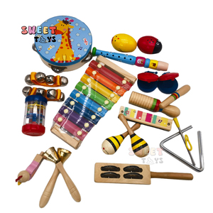 Ensemble de <span class=keywords><strong>piano</strong></span> xylophone en bois coloré, jouet musical amusant pour enfants, cadeau éducatif pour les petites filles - Product Image 1