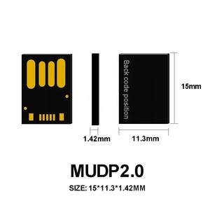 A granel fábrica Chip negro Semi-acabado USB Flash Drive tabla corta MUDP Chip 2,0 2gb 4gb 8gb 16GB 32GB <span class=keywords><strong>64GB</strong></span> gb Universal Chip - Product Image 5
