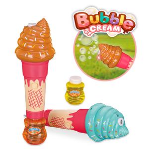 Máquina eléctrica de burbujas con luz, juguete de helado de dibujos animados, varita mágica de burbujas para niños con botella de recarga de burbujas de jabón de 90ml - Product Image 5