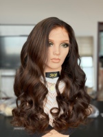 SHY 13x5 HD Lace Front Wig Human Hair Premium Remy Hair Natural Hairline Balayage Salon Color Natural Movement Wig Factory