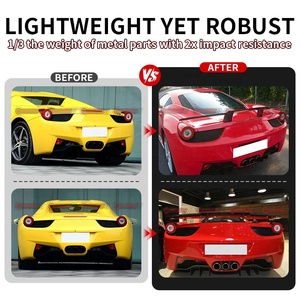 สปอยเลอร์หลังทรง SVR คุณภาพเยี่ยม ผลิตจากคาร์บอนไฟเบอร์ สำหรับรถเฟอร์รารี่ 458 เหมาะสำหรับการแข่งขัน - Product Image 3