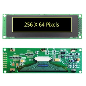 وحدة عرض OLED مقاس 5.5 بوصة بدقة 256×64 بكسل أحادية اللون، وحدات عرض OLED صغيرة 16 دبوس SSD1322، لوحة PMOLED بواجهة SPI I2C ثلاثية/رباعية الأسلاك - Product Image 4