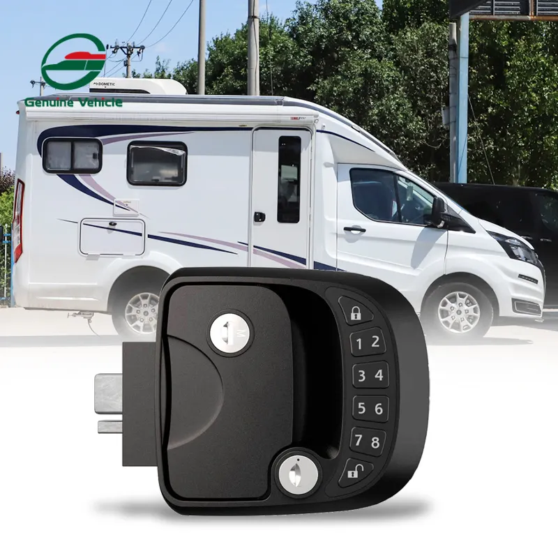 Véritable Vehicle RV Caravan Verrouillage numérique de porte haute sécurité Contrôle électronique mobile Verrouillage intelligent avec télécommande