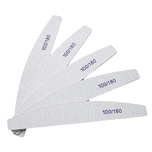50 adet ahşap tırnak dosyaları 180/240 Grit doğal tırnak, bükme kırmadan - Product Image 6