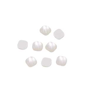 Autocollants pour ongles en résine œil de chat à coins arrondis, perles, décorations pour ongles DIY, lot en vrac - Product Image 5