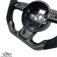Volant Ever-carbon Racing ECR Design personnalisé en Fiber de carbone pour Audi A3 A4 B9 A5 RS3 RS4 RS5 S3 S4 Volant Sports