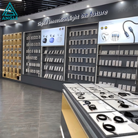 Nouvelles vitrines de présentation pour magasins de téléphonie mobile, aménagement intérieur de boutique pour accessoires de téléphonie mobile, services de conception professionnels fournis