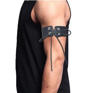 Correa de brazo superior para hombre gótico ajustable PU cuero Sling pecho Bondage cinturón arnés Sexy fetiche tirantes Punk accesorio - Product Image 5