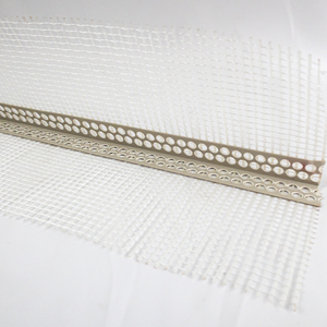Thạch cao vách thạch cao vật liệu xây dựng PVC góc hạt với sợi thủy tinh góc lưới cho góc bảo vệ - Product Image 5