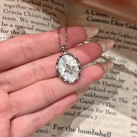 Colliers pendentifs en nacre pour femmes américaines