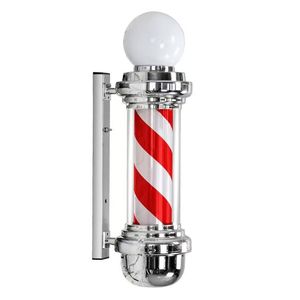 Barberpole Hot Selling Traditional Salon Furniture Practical Stainless Steel Classic Barberpole For Export - Product Image 3