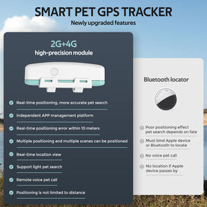 सर्वश्रेष्ठ गुणवत्ता वाले वाटरप्रूफ कुत्ते और बिल्ली gps ट्रैकर कॉलर एकीकृत ध्वनि लाइट 4 जी वाई-फाई एकीकृत ध्वनि के साथ अपने पालतू को खोजने के लिए आसान - Product Image 3