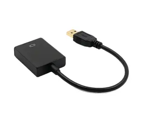 Yüksek kalite 1080P USB 3.0 HDMI erkek kadın dönüştürücü adaptör kablosu yüksek hızlı 5 Gbps laptop için