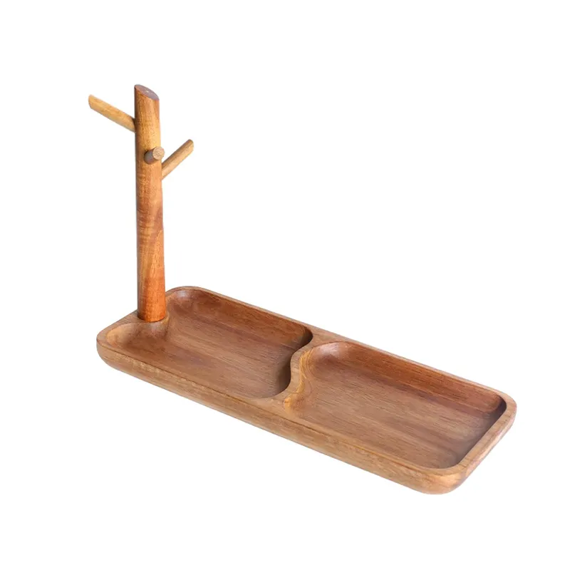 Kwaliteit Stand Display Houten Sieraden Stand Hout Sieraden Key Hand Organiser