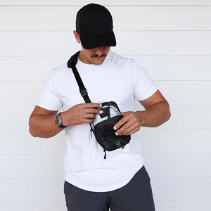 Phòng tập thể dục du lịch làm việc và thể thao Sản phẩm mới Crossbody Túi từ phòng tập thể dục tùy chỉnh tập thể dục màu đen từ túi phòng tập thể dục - Product Image 6