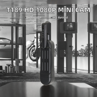 Caméra stylo numérique miniature T189 HD 1080P, caméra corporelle portable, petit caméscope DV avec capteur d'image CMOS et clip