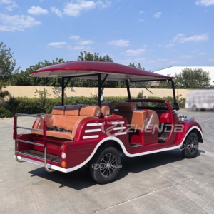 Voiture de tourisme électrique classique vintage à basse vitesse avec 8 sièges, navette de luxe - Product Image 4