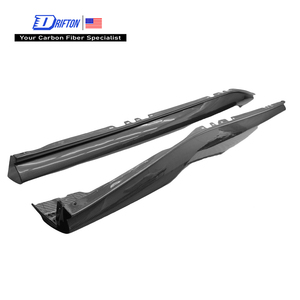 <b>Side</b> Skirt For Ferrari 296 2021-2025 OEM Style Dry Carbon Fiber High Quality Part, Factory Supplier - Product Image 1