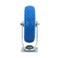 10 pouces 4.10/3.50-4 PU roue pivotante fixe et pivotante