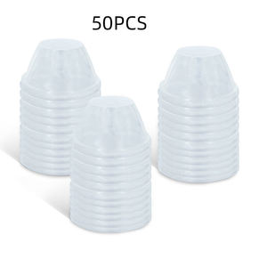 DD2313 Reemplazo 50PCS Tapa de cubiertas de plantas para tapas de domo de cultivo hidropónico Compatible con domos de cultivo transparentes <span class=keywords><strong>AeroGarden</strong></span> - Product Image 3