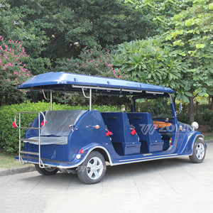 ZOWN Elegante Coche Clásico Eléctrico Retro con Techo para Visitantes de Comunidades y Resorts - Product Image 1