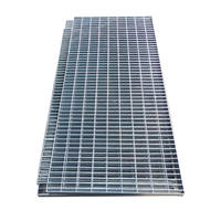 Grille en acier galvanisé à chaud antidérapante pour drainage, découpe sur mesure pour passerelles d'usine, plateformes municipales et escaliers