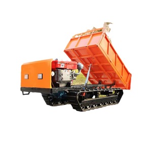 Mini Transportador de Cadenas Todoterreno, Vehículo Utilitario Multifuncional con Plataforma Basculante - Product Image 1