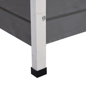 Grosir rumah anjing kayu luar ruangan Modern dengan penutup tombol tahan cuaca dan pemasangan mudah kandang kucing hewan kecil - Product Image 6