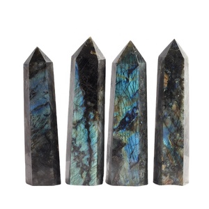 Commercio all'ingrosso Naturale Grande Labradorite Punto Oblisk di Cristallo <span class=keywords><strong>Torre</strong></span> di <span class=keywords><strong>Pietra</strong></span> Per La Decorazione del Regalo - Product Image 1