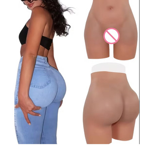 Rehausseur de fesses en silicone de 2,2 cm d'épaisseur avec tube vaginal, culotte rembourrée, rehausseurs de hanches pour les transgenres, les drag queens <span class=keywords><strong>et</strong></span> le cosplay - Product Image 1