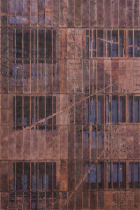 Revêtement de façade moderne personnalisé en alliage d'aluminium perforé, métal, verre, acier, pierre pour murs-rideaux - Product Image 4