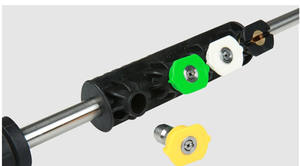 Nettoyeur haute pression électrique pour voiture <span class=keywords><strong>Lance</strong></span> à jet métallique avec 5 embouts de buse rapides et pulvérisateur à angle réglable Tige incurvée - Product Image 4