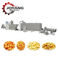Ligne de production entièrement automatique de snacks soufflés industriels avec machine d'extrusion haute performance