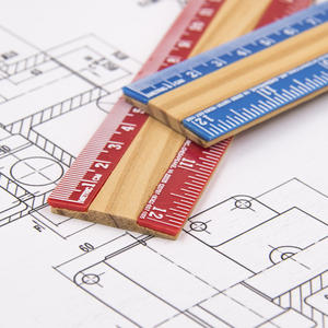 <span class=keywords><strong>Regla</strong></span> de bambú de <span class=keywords><strong>madera</strong></span> natural 100% respetuosa con el medio ambiente promocional, con escala de 30cm y pulgadas - Product Image 4