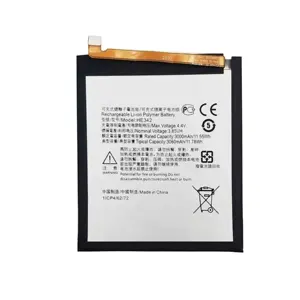 NOKIA 5.1 Plus / X5 / 6.1 Plus/X6用3.87V 3060mAh HE342バッテリー