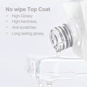 Gel de finition super brillant pour ongles, fournisseur chinois de marques privées, gel de finition haute brillance pour usage en salon - Product Image 2