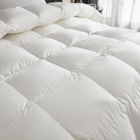Direkt vom Hersteller: Luxuriöse Weiße 95% Gänsedaunendecke, 100% Baumwolle Tabby-Webmuster, Ganzjahres-Hoteldecke in Queen- und King-Size, Wärmend
