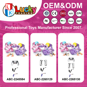 Jouets Lucky Robots de combat télécommandés, jeu de 2 robots de combat télécommandés avec éjection, jouets avec lumière et son - Product Image 6