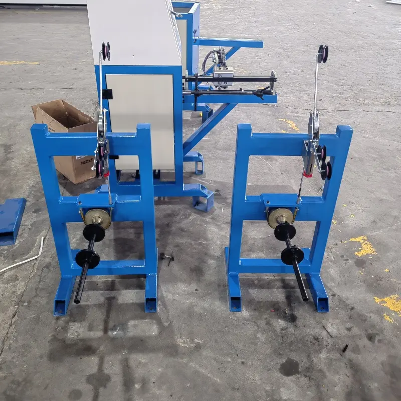 Semi-automatic winding machine pay-off rack for manufacturing and processing machinery