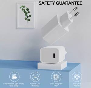 Adaptateur de <span class=keywords><strong>chargeur</strong></span> rapide PD30W USB-C pour iPhone 14 13 12 Pro Max téléphones Android <span class=keywords><strong>Google</strong></span> <span class=keywords><strong>Pixel</strong></span> 7 Pro/7/6a/6 Pro/6/5a/5/<span class=keywords><strong>4a</strong></span>/4xl/3/3a - Product Image 6