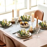Lanterne de mariage en bois rustique pièce maîtresse bougeoirs intégrés pour décor de Saint-Valentin de Table de fête de mariage