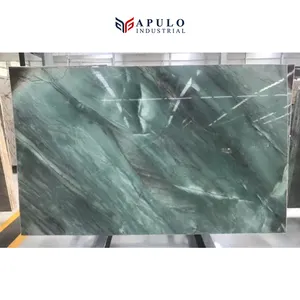 工厂价格apulo绿色大理石板花岗岩板材marmo serpentino皇家翡翠灰色绿色石英石板