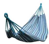 Hamac double en coton personnalisé - Lit suspendu coloré pour jardin et terrasse avec une construction de haute qualité