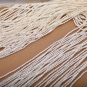 ไข่มุกน้ำจืดทรงข้าว ขนาด 2-3 มม. ทำมือ งาน DIY แสงเงาสวยงาม ทรงสั้น หนา ธรรมชาติ เม็ดเล็ก วัสดุทำเครื่องประดับ ขายส่ง ไข่มุกแบบหลวม - Product Image 3